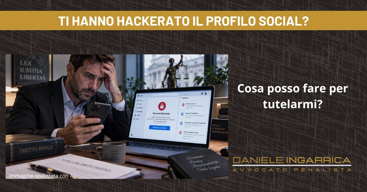 Ti hanno hackerato profilo social - rubato - profili - social - tutela