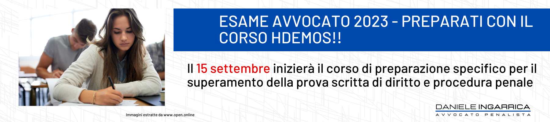 Esame avvocato 2023- preparazione - corso Hdemos - elaborato - traccia