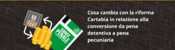 sostituzione, conversione, pena, detentiva, pecuniaria, riforma, cartabia, brevi, breve - Avv. Ingarrica - Roma