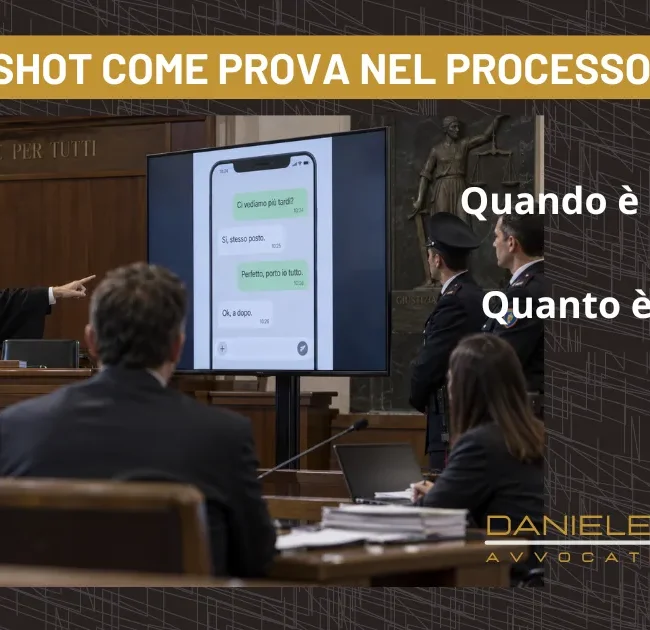 screenshot prova processo penale corrispondenza whatsapp sms contenuti digitali processo penale